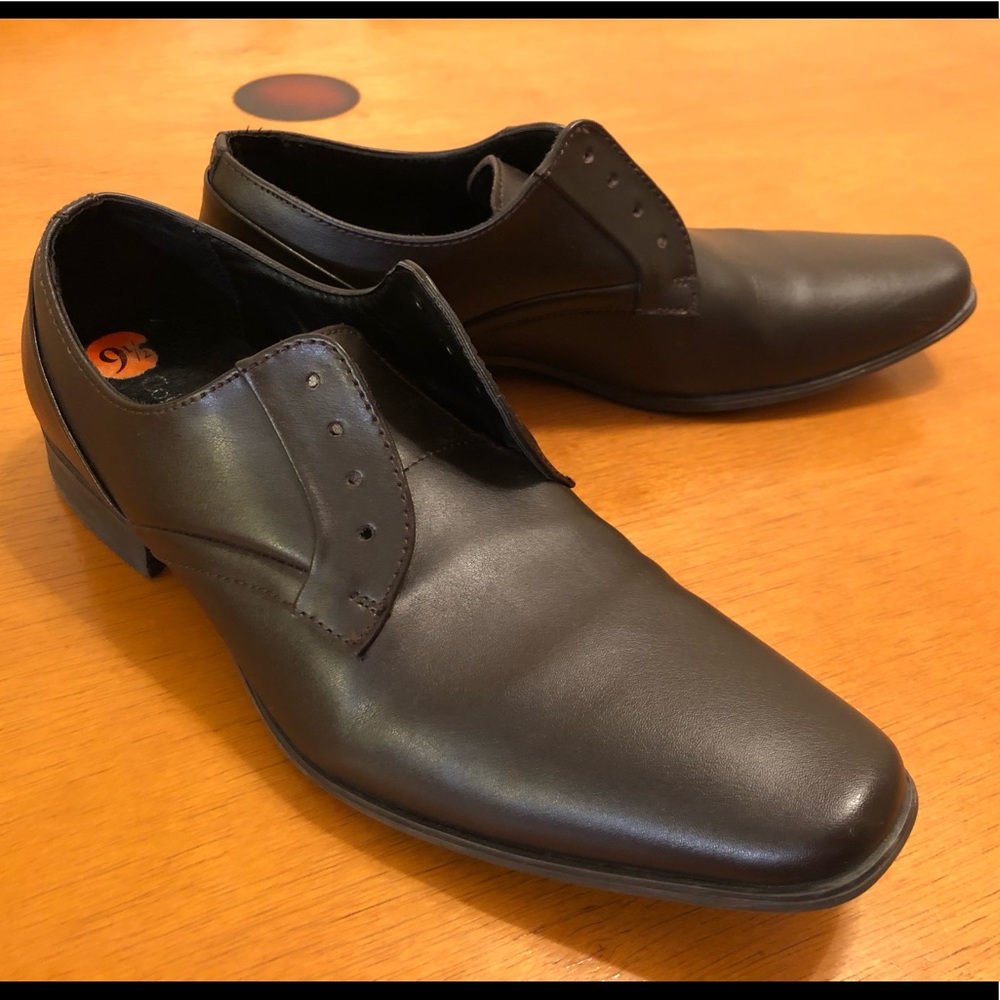 Calvin Klein Mens Brown Dress Shoes Size 9.5